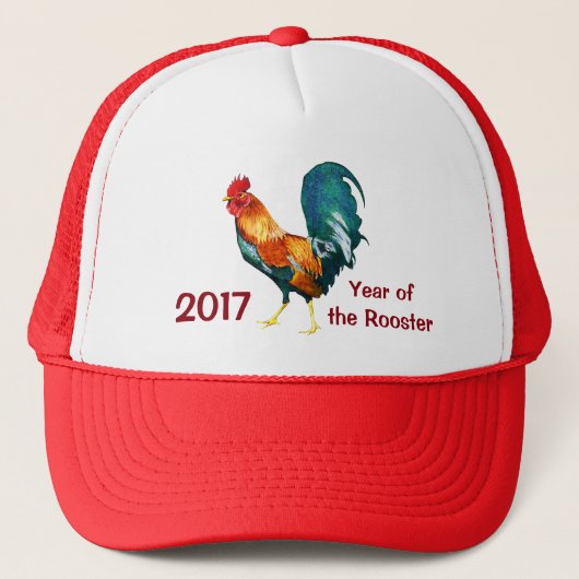 Chinees nieuwjaar van het Pet Rooster 2017 (Voorkant)