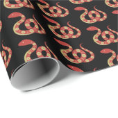 Chinees Nieuwjaar van het Slangensymbool Cadeaupapier (Rol Hoek)