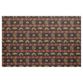 Chinees Nieuwjaar van Tiger Red Check Pattern Stof (Fat Quarter)