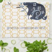 Chinees nieuwjaar varkensdierentuin theedoek (Gevouwen)