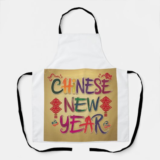 Chinees Nieuwjaar verandering Schort (Voorkant)