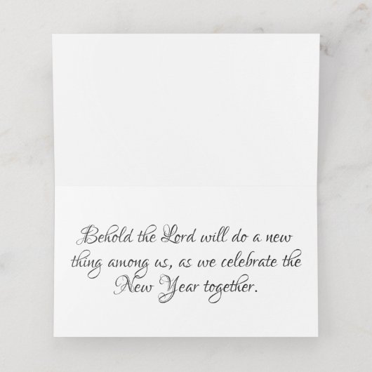 CHINEES NIEUWJAAR Viering 新年快乐Tafel Plaatskaartje (Binnenkant ongevouwen)