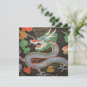 Chinees nieuwjaar voor Bright Aziatische draak Kaart (Staand voorkant)