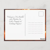 Chinees Nieuwjaar Vrolijke omhelzing van de draak Briefkaart (Achterkant)