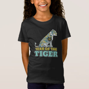 Chinees Nieuwjaar - Zodiac White Tiger T-shirt