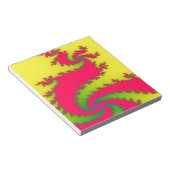 Chinees nieuwjaars drakenfractaal Notitieblok (Schuin)