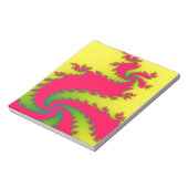 Chinees nieuwjaars drakenfractaal Notitieblok (Linkerzijde)