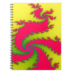 Chinees nieuwjaars drakenfractaal Notitieboek