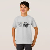 Chinees nieuwjaarsblad met kartonnen kartonnen vel t-shirt (Voorkant volledig)