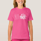 Chinees nieuwjaarsblad met papierbesnoeiing Rat 1K T-shirt (Voorkant)