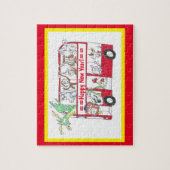 Chinees nieuwjaarsbus - Jaar van de tijger Legpuzzel (Verticaal)