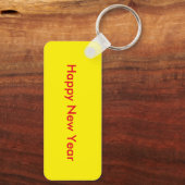 Chinees Nieuwjaarsdraak Fractal Aangepast Sleutelhanger (Achterkant)