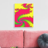 Chinees Nieuwjaarsdraak Fractal Canvas Afdruk (Insitu (Woonkamer))