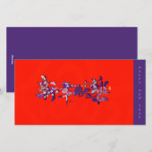 Chinees Nieuwjaarsfeest Gelukkig Nieuwjaar 2021 FC Feestdagenkaart (Voorkant / Achterkant)