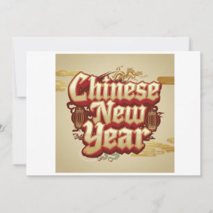 Chinees Nieuwjaarsfeest Kaart
