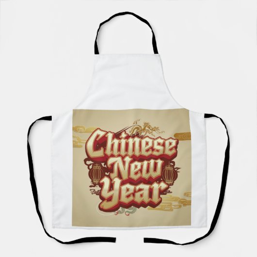 Chinees Nieuwjaarsfeest Schort (Voorkant)