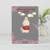 Chinees nieuwjaarsfeestdag Kaart (Staand voorkant)