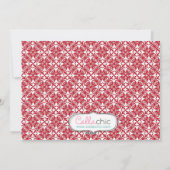 Chinees nieuwjaarsfotokaartje 2014 feestdagenkaart (Achterkant)