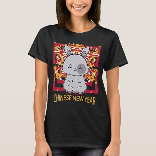 Chinees nieuwjaarskonijn 1 t-shirt (Voorkant)