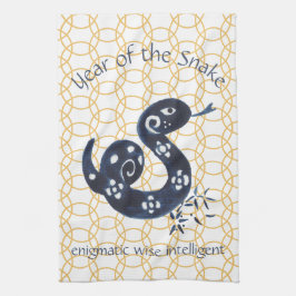 Chinees nieuwjaarsslang dierentuin minimaal theedoek