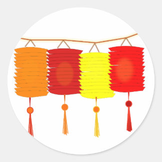 Chinees nieuwjaarssticker ronde sticker