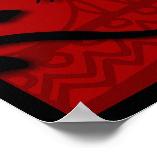 Chinees nieuwjaarzodij 40x40 P Poster (Hoek)