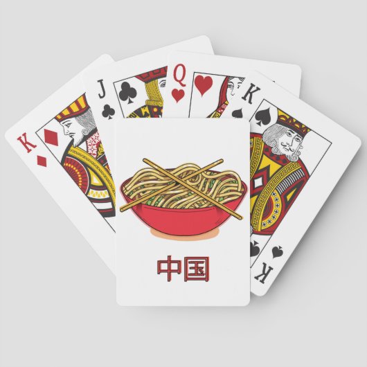 Chinees Noedels Pokerkaarten (Achterkant)