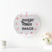 Chinees Numerieke karakter (Rode doopvont) Grote Klok (Huis)