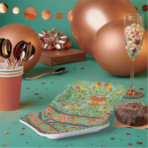 Chinees Ontwerp Papier Borden Papieren Bordje