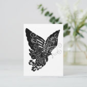 Chinees ontwerp van snijvlinder - Briefkaart (Staand voorkant)