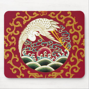 Chinees ontwerp voor storm en draak muismat