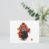 Chinees operakarakter Briefkaart - Zhong Kui (Staand voorkant)