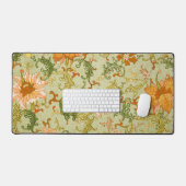 Chinees Ornament Jones Flowers Bureaumat (Keyboard & Muis)