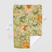  Chinees Ornament Jones Flowers Golfhanddoek (Insitu)