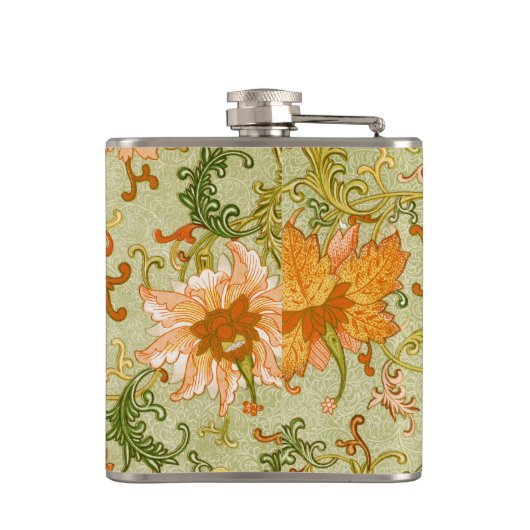  Chinees Ornament Jones Flowers Heupfles (Achterkant)