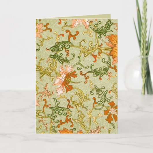  Chinees Ornament Jones Flowers Kaart (Voorkant)