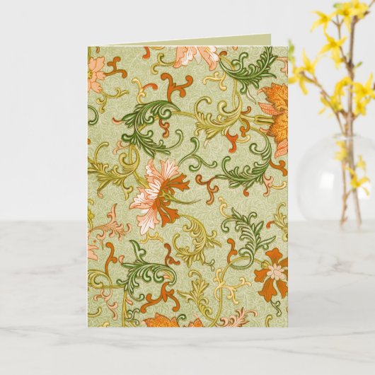  Chinees Ornament Jones Flowers Kaart (Gele Bloem)