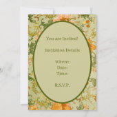 Chinees Ornament Jones Flowers Kaart (Achterkant)