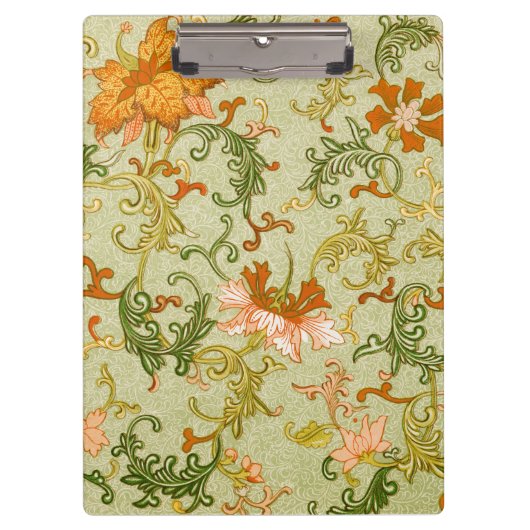  Chinees Ornament Jones Flowers Klembord (Voorkant)