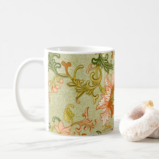  Chinees Ornament Jones Flowers Koffiemok (Met donut)