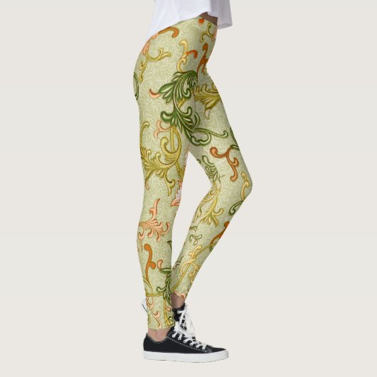  Chinees Ornament Jones Flowers Leggings (Rechts)
