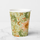  Chinees Ornament Jones Flowers Papieren Bekers (Achterkant)