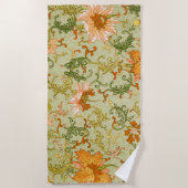  Chinees Ornament Jones Flowers Strandlaken (Voorkant)