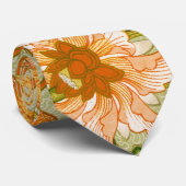  Chinees Ornament Jones Flowers Stropdas (Opgerold)