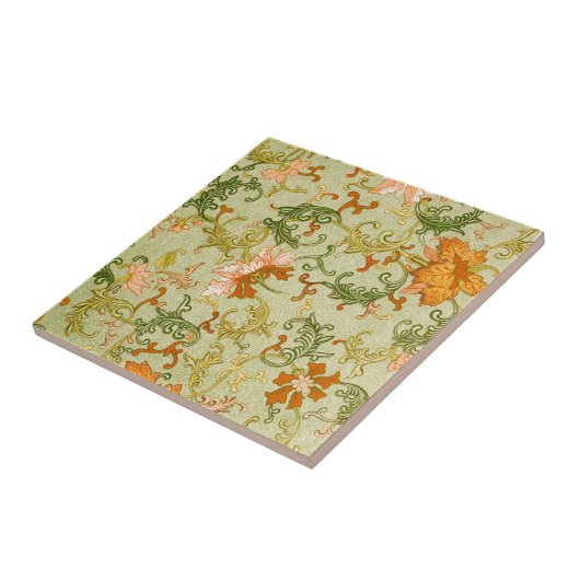  Chinees Ornament Jones Flowers Tegeltje (Zijkant)