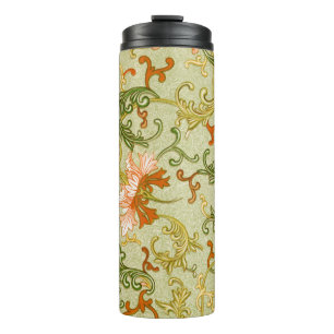 Chinees Ornament Jones Flowers Thermosbeker