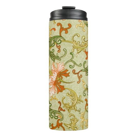  Chinees Ornament Jones Flowers Thermosbeker (Voorkant)