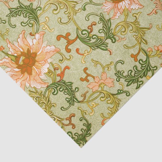  Chinees Ornament Jones Flowers Tissuepapier (Detail)