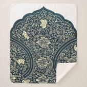 Chinees Ornament Pattern Sherpa Blanket Sherpa Deken (Voorkant)