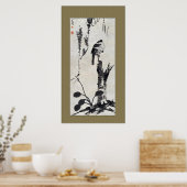 Chinees oud schilderij, Natuur, vogel, Poster (Keuken)